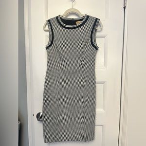 Nipon Botique midi black and white dress